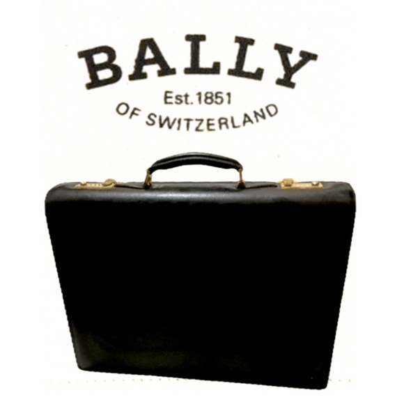 Bally Unisex Attache Briefcase RARE - Picture 13 of 13